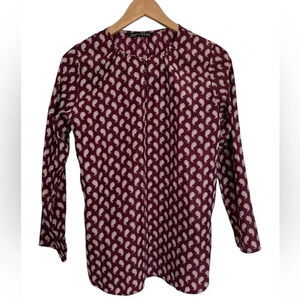 Fassimo Eutti pattern bohemian blouse